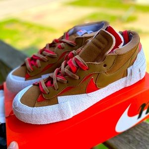 Nike Blazer Low x SACAI British Tan size 13
